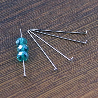 Szpilki gwoździe stal nierdzewna 35x0.6mm ciemno srebrna (10szt.)