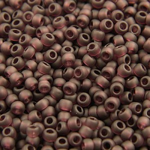 Koraliki TOHO Round 11/0 Transparent-Frosted Amethyst (10g)