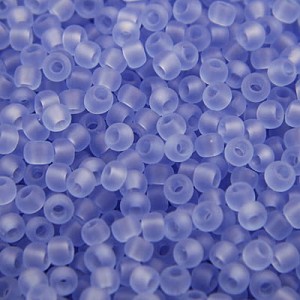 Koraliki TOHO Round 11/0 Transparent-Frosted Lt Sapphire (10g)