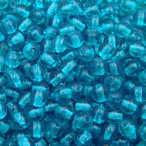 Kulki ze szkła 4mm Teal (40szt.)