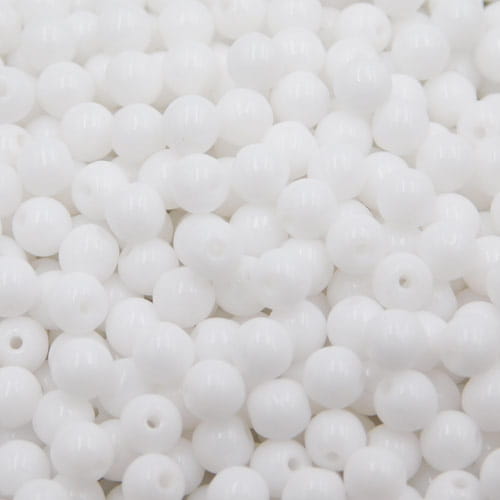 czeskie-koraliki-szklane-kulki-biale-nieprzezroczyste-4mm-white