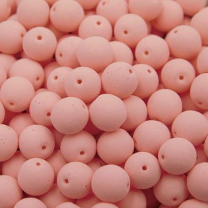 Czeskie koraliki szklane kulki 6mm Bondeli Coral (20szt.)