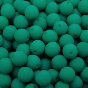 Czeskie koraliki szklane kulki 6mm Neon Emerald (20szt.)