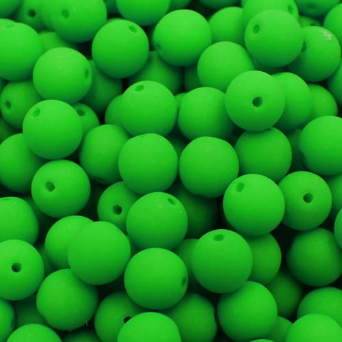 Kulki ze szkła 6mm Neon Green (20szt.)