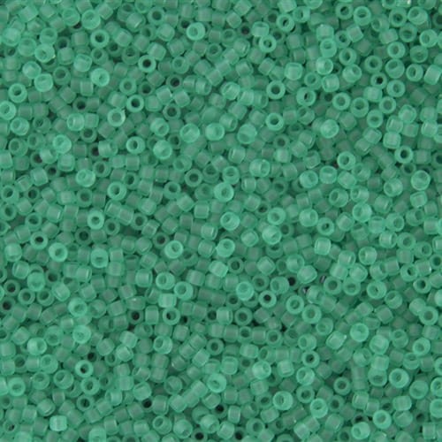 TOHO Round 15/0 Transparent-Frosted Dk Peridot (5g)