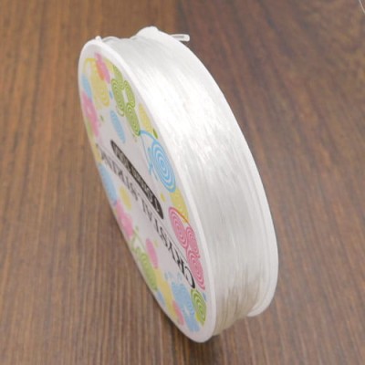 Żyłka elastyczna na szpulce 1mm przezroczysta (10metrów)