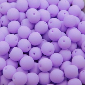 Czeskie koraliki szklane kulki 6mm Bondeli Violet (20szt.)
