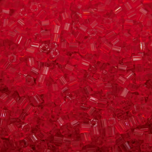 TOHO Hexagon 11/0 Transparent Siam Ruby (10g)