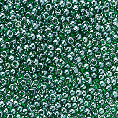 TOHO Round 8/0 Transparent-Lustered Green Emerald (10g)