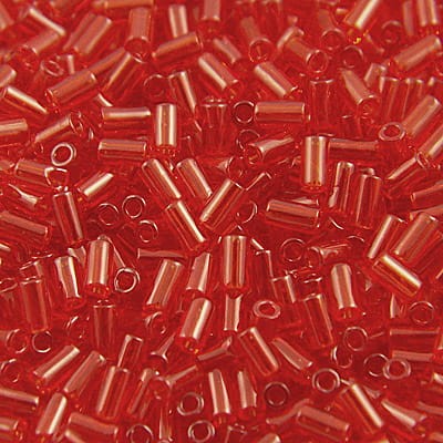 TOHO Bugle 3mm Transparent Siam Ruby (1op)
