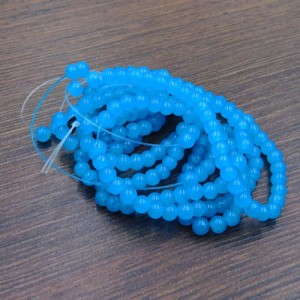 Kulki ze szkła 4mm turkusowe (200szt.)