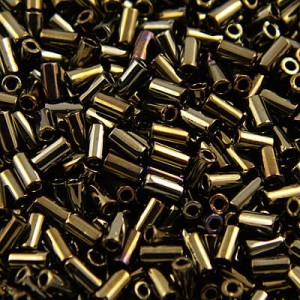 TOHO Bugle 3mm Metallic Iris Brown (10g)