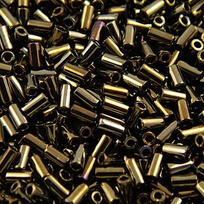 koraliki-szklane-toho-bugle-3mm-metallic-iris-brown-rurki-brazowe