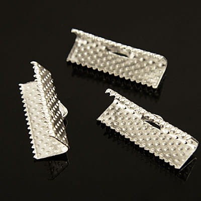 Zacisk szufladowy z metalu 20x8mm srebrny (10szt.)