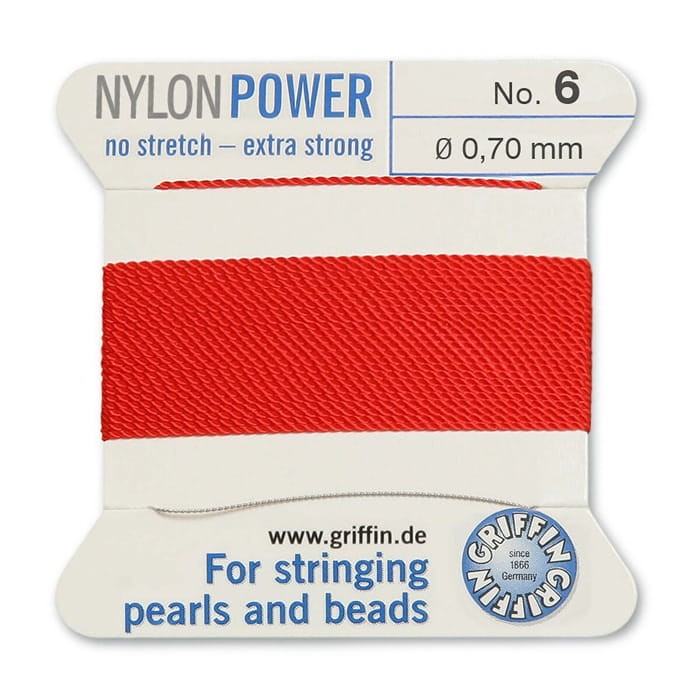 nici-nylonowe-griffin-z-igla-0.70mm-red-perly