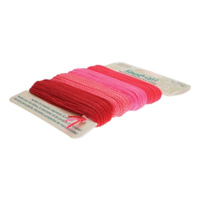 Sznurek Knot-it poliestrowy woskowany 1mm FLORAL VIBES (mix-55m)