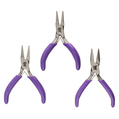 zestaw-3-mini-szczypiec-beadsmith-fioletowe-narzedzia-jubilerskie-8cm