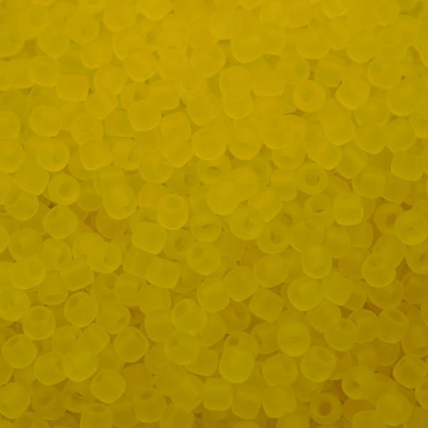 TOHO Round 11/0 Transparent-Frosted Lemon (10g)