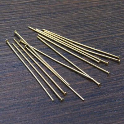 Szpilki gwoździe stal chirurgiczna pozłacana 35x0.7mm (10szt.)