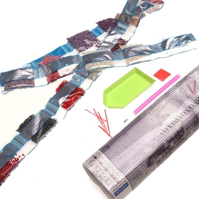 TULIPANY HAFT DIAMENTOWY MOZAIKA 5D 30x40 HOBBY (1 zestaw)