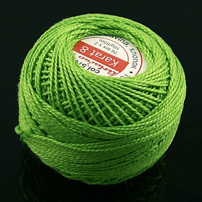 Kordonek KARAT 76tex x2 zielony (1szt-10g-65m)