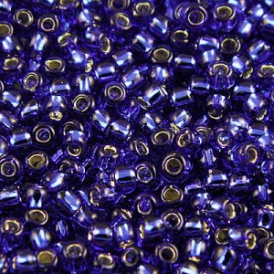 TOHO Round 11/0 Silver-Lined Cobalt (10g)