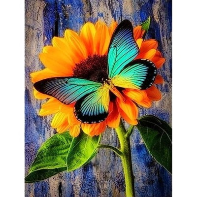 MOTYL HAFT DIAMENTOWY MOZAIKA 5D 30x40 HOBBY (1 zestaw)